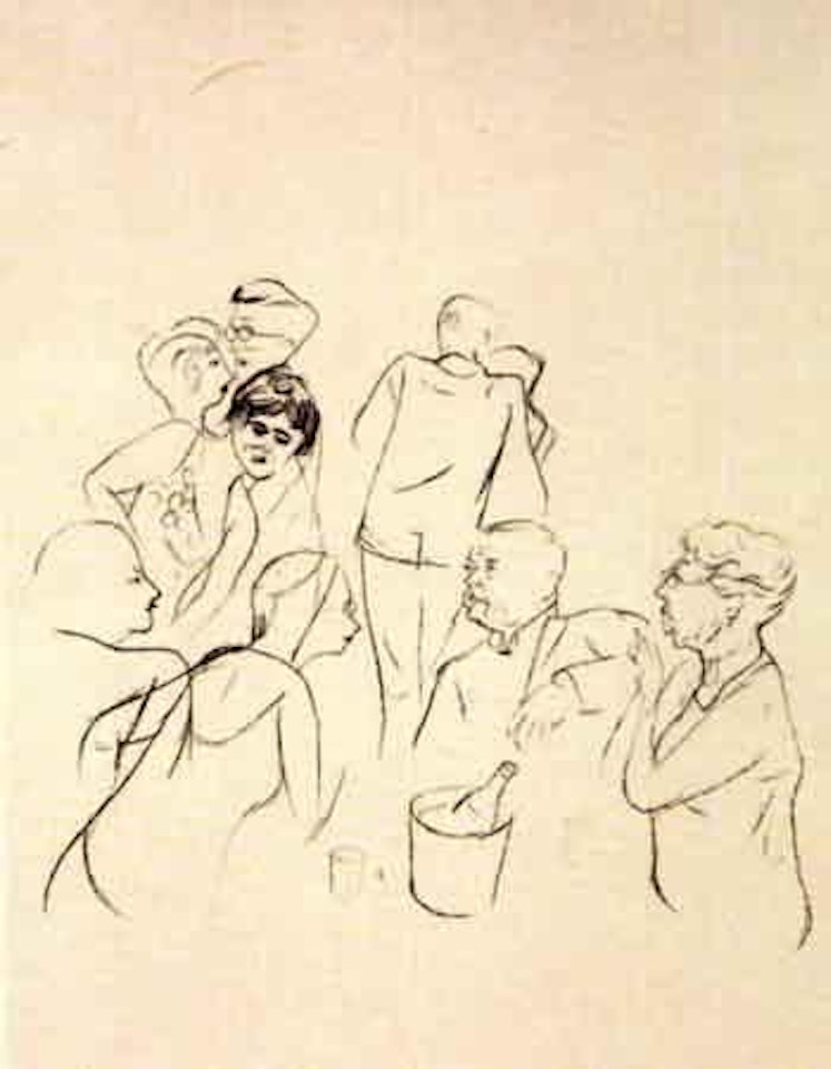 Tanzbar, Berlin - Dance hall, Berlin by George Grosz