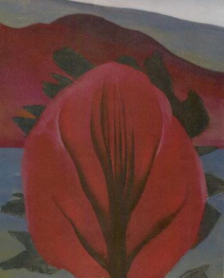 Cedar and red maple, Lake George by Georgia O'Keeffe