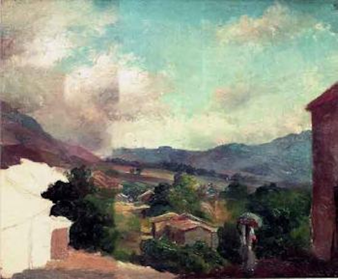 Paysage de Montagne de Saint-Thomas, Antilles by Camille Pissarro