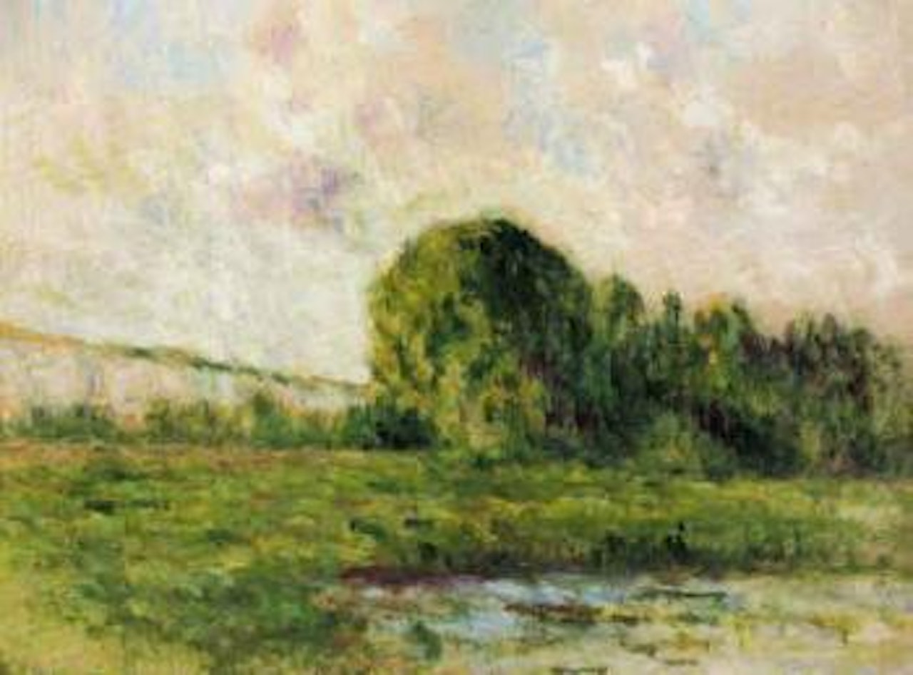 Bouquet d'arbres aux environs de Mericourt by Maximilien Luce