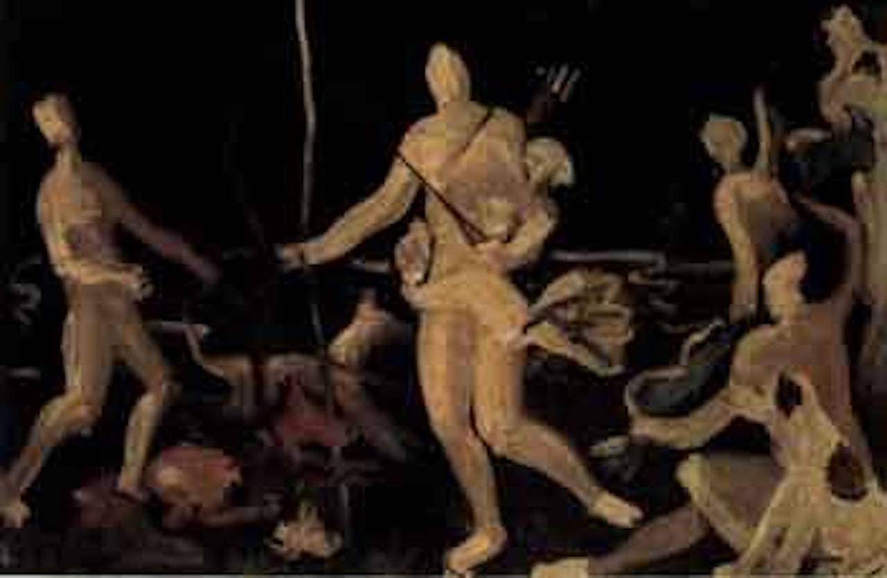 Diane au Carquois, personnages et chien by Andre Derain