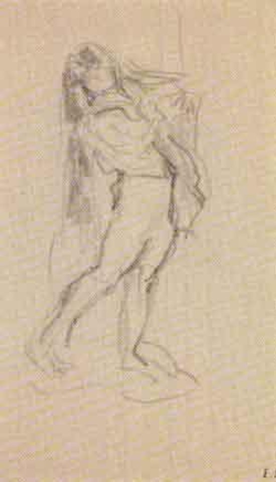 Edtude pour un sujet. Etude pour la portrait de Lucien Guitry by Édouard Vuillard