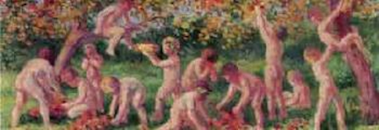 Cueillette dans un verger by Maximilien Luce