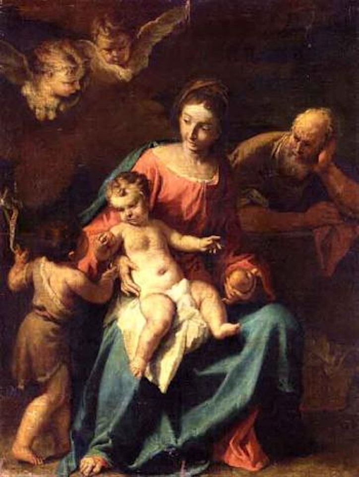The Holy Family with the Infant Saint John the Baptist by Sebastiano Ricci