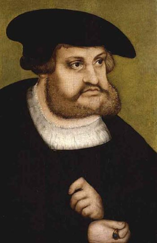Portrait of the Elector Frederick III, The Wise, of Saxony by Lucas Cranach the Elder