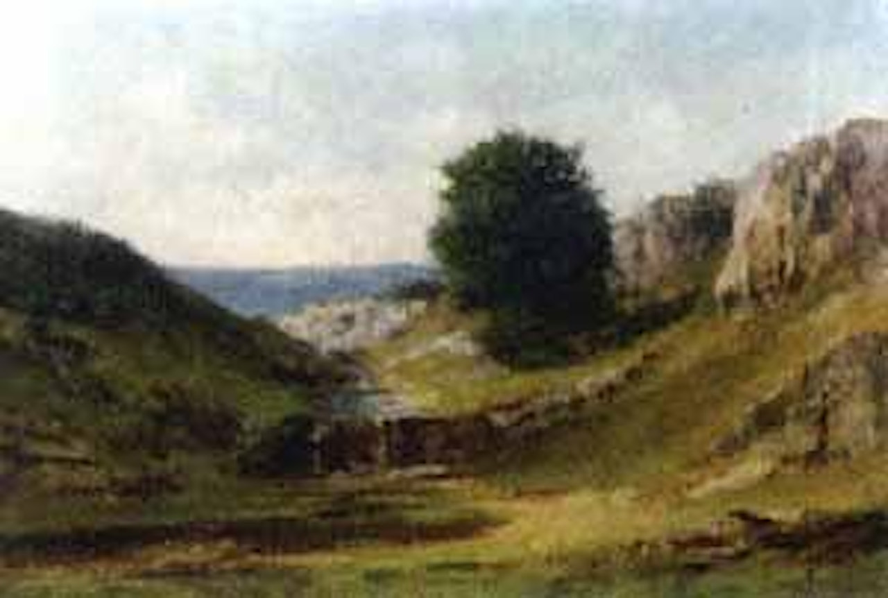 Paysage de la Gruyere by Gustave Courbet
