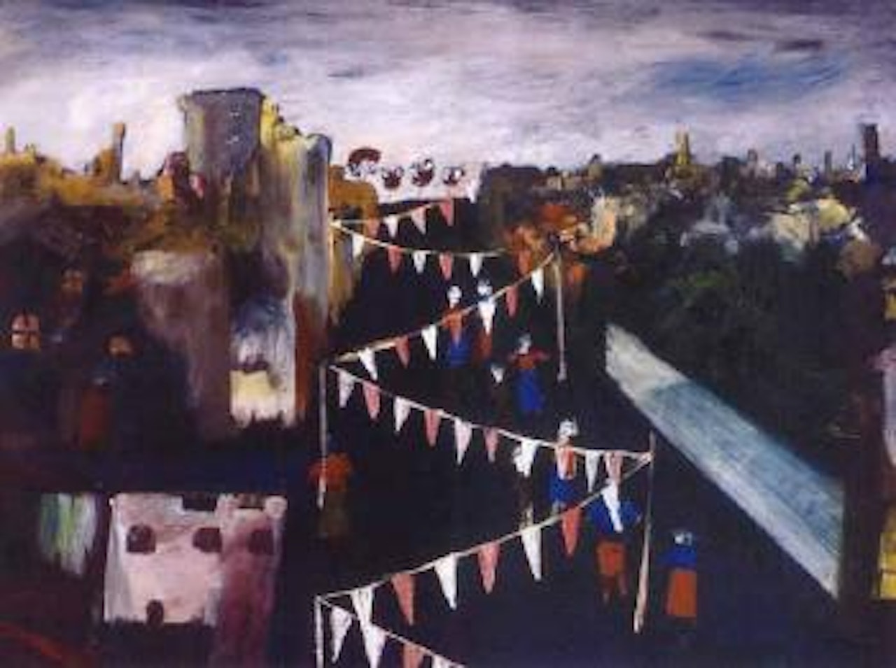 Robe Street, St. Kilda by Sidney Nolan