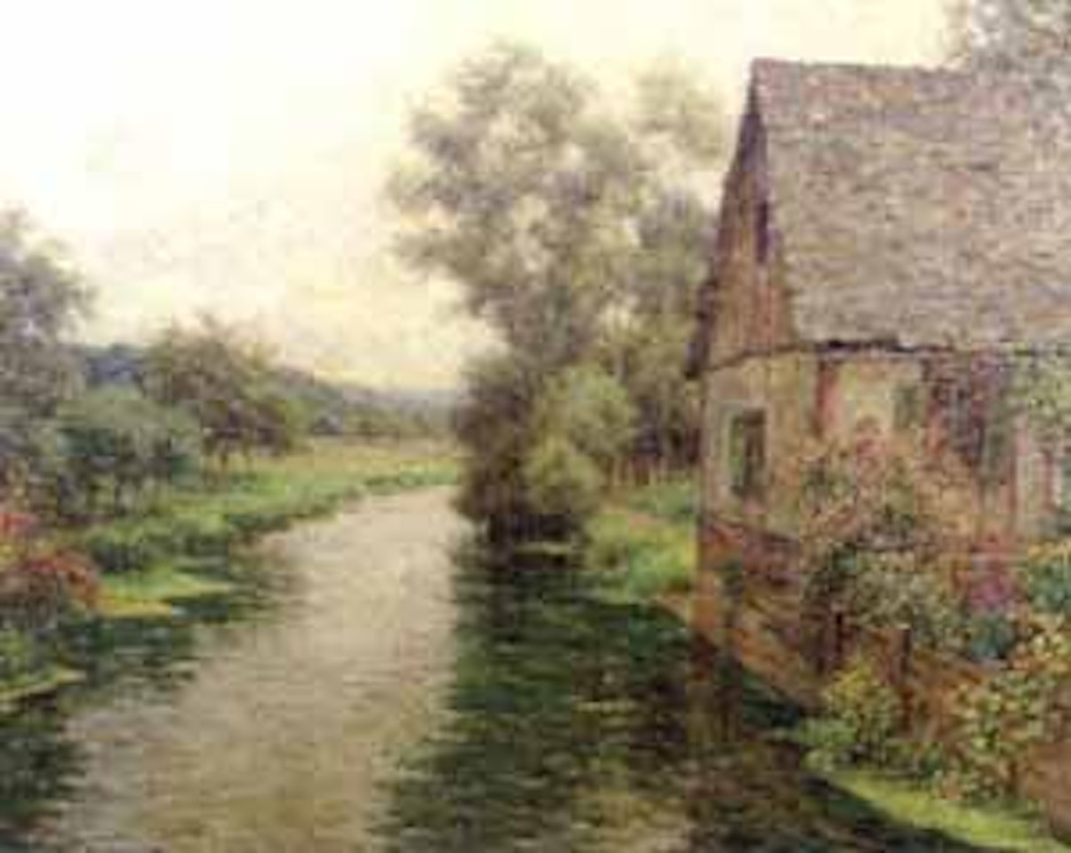 Old house at Bellencombre, Normandy by Louis Aston Knight