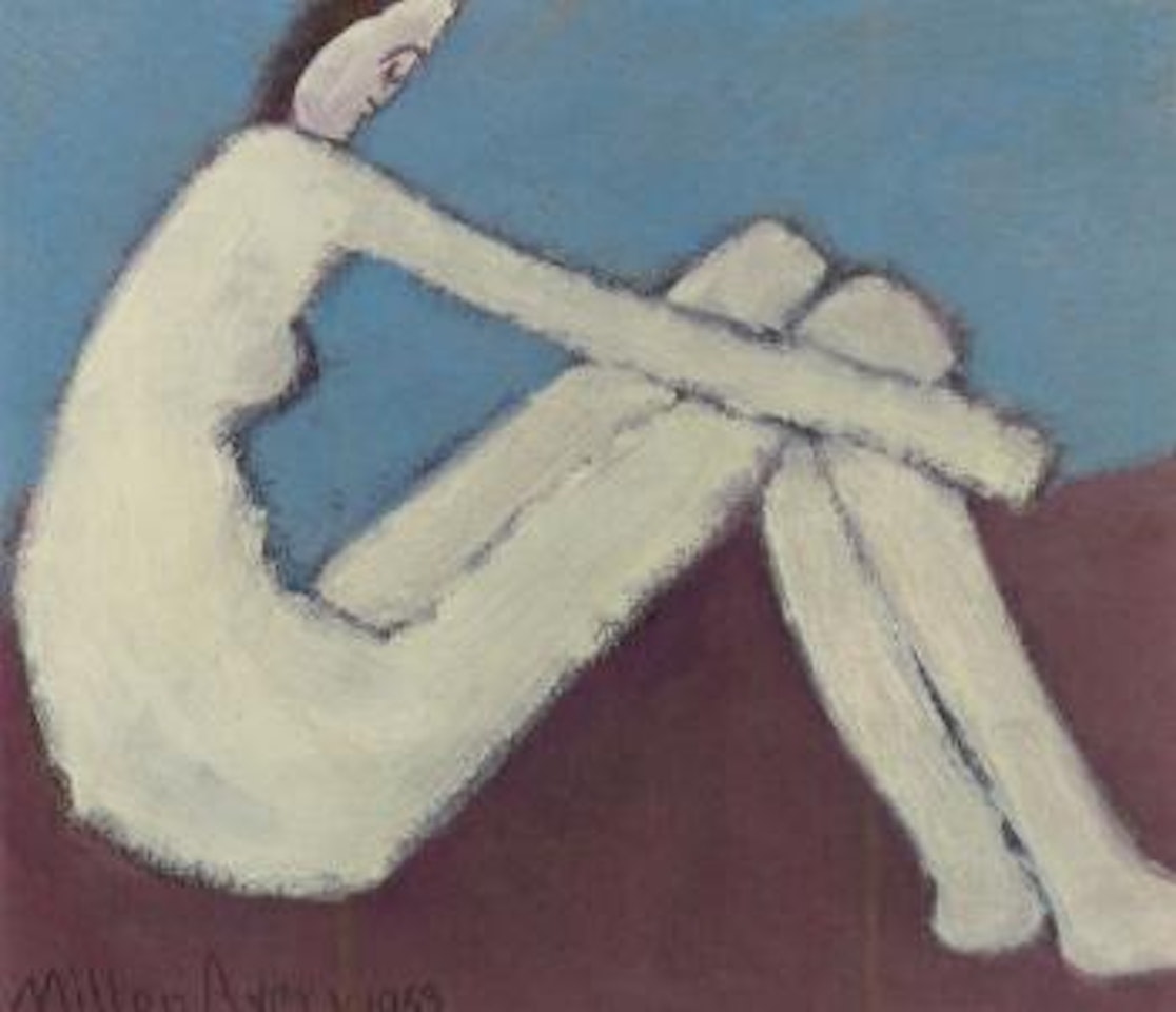 White nude by Milton Avery