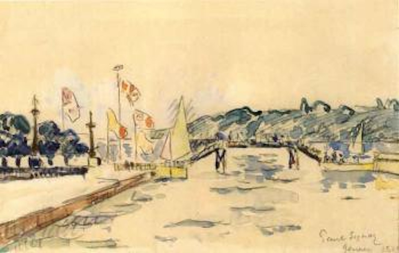 Rade de Cologny by Paul Signac