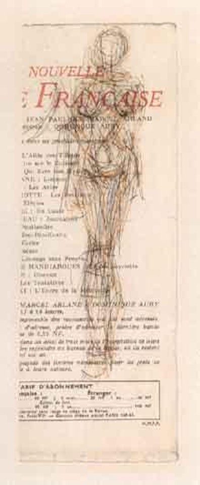 Personnage debout by Alberto Giacometti