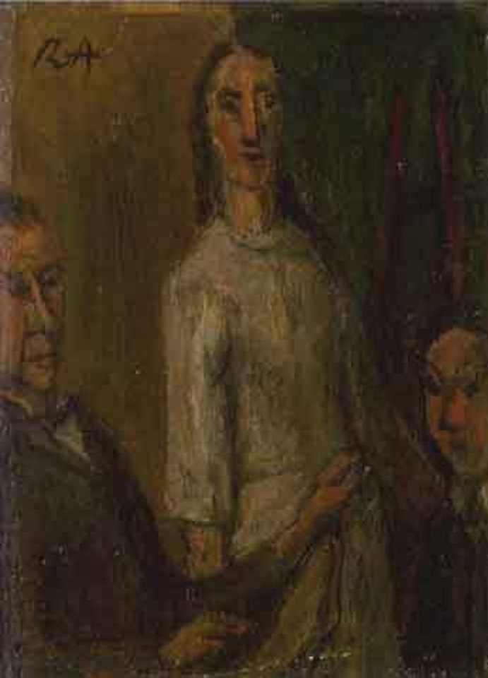 Portrait de ma femme de menage et de son fils by Rene Auberjonois