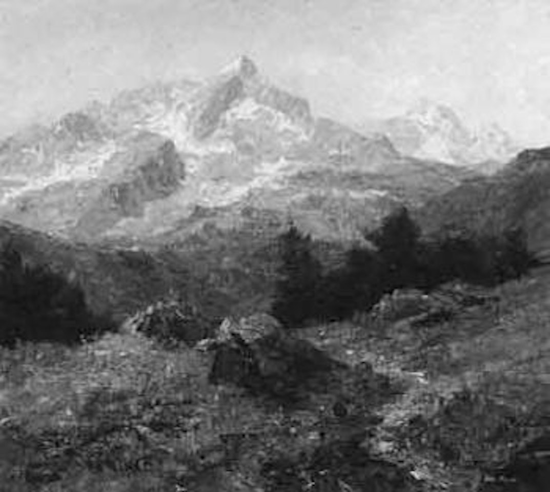 Alpine peaks near Garmisch by Otto Pippel