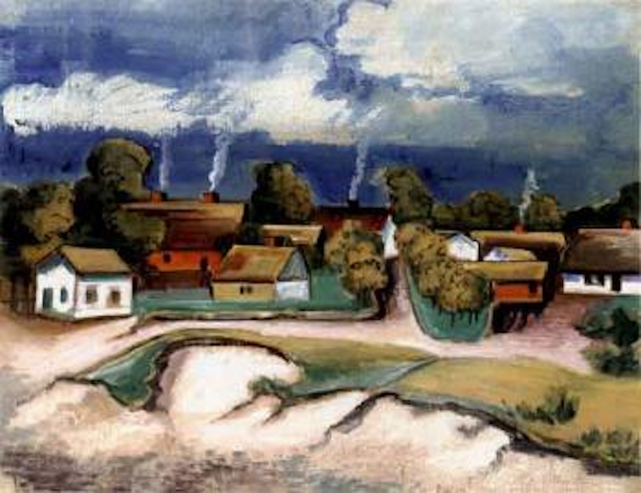 Village by Max Pechstein