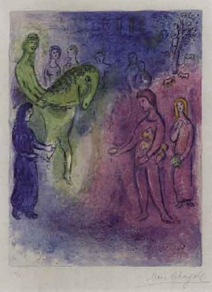 Daphnis et Chloe: Arrivee de Dionysophane by Marc Chagall