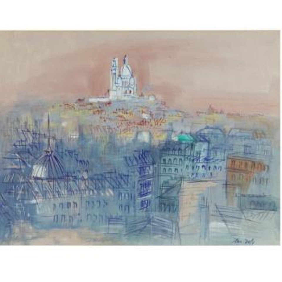 Vue du sacre coeur by Jean Dufy
