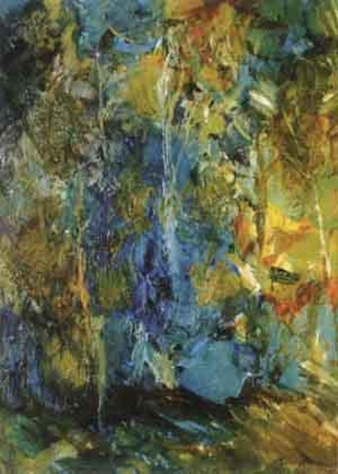 Abstract Australian bush scene by Michael Smither