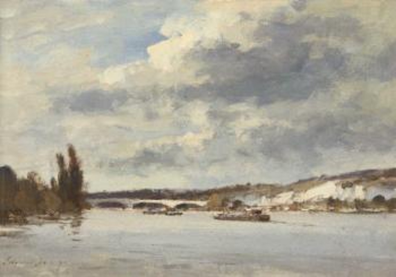 The Seine near Mantes by Edward Seago