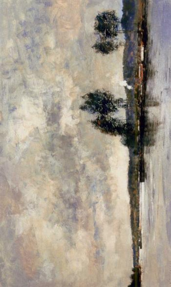 The lock at Merincourt, Normandy by Edward Seago