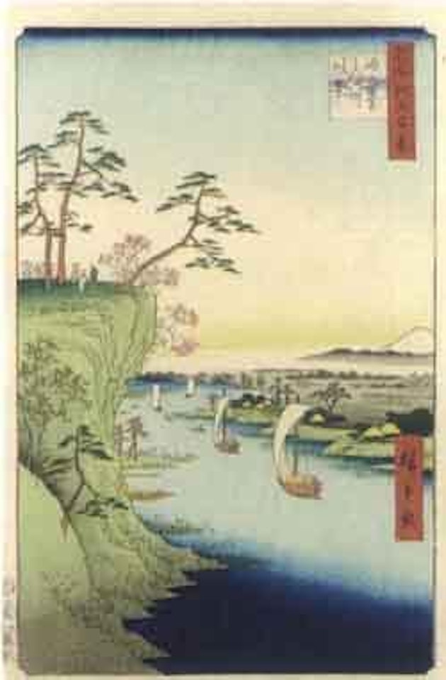 View of Konodai and the Tone River by Utagawa Hiroshige