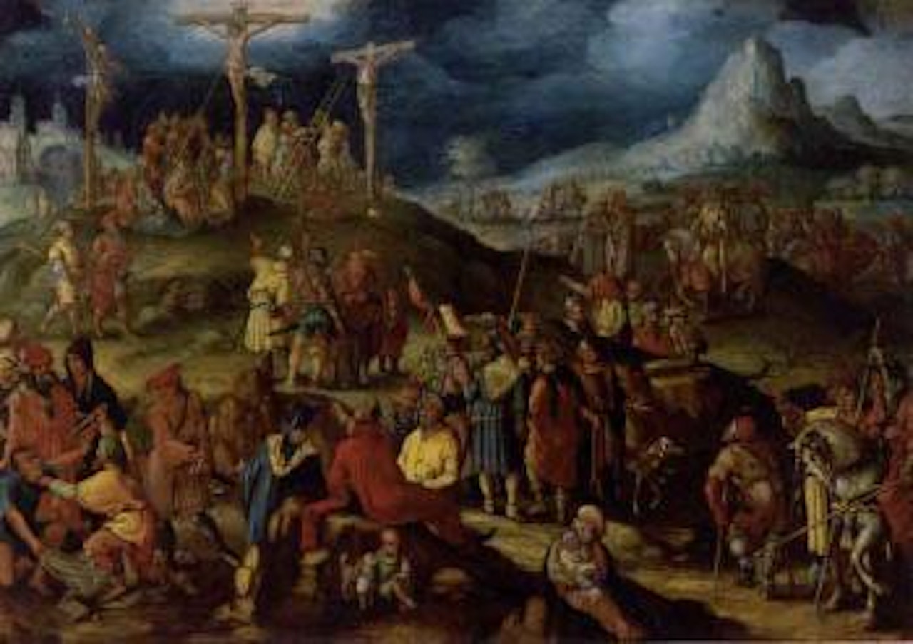 Crucifixion by Attributed to Pieter Coecke van Aelst I