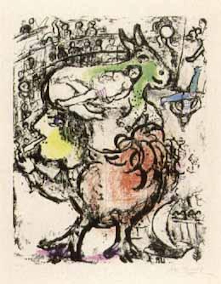 Pirouette au cirque by Marc Chagall