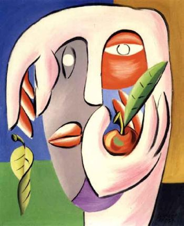 Visage a la pomme by Leopold Survage