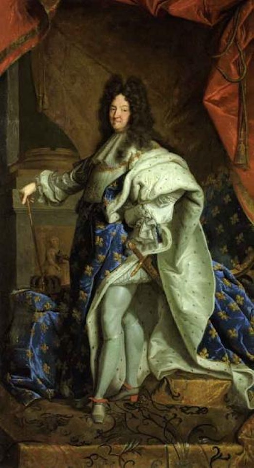 Portrait de Louis XIV en tenue de sacre by Hyacinthe Rigaud