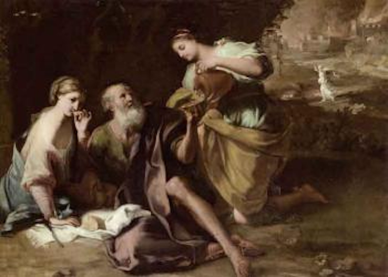 Loth et ses filles by BOLOGNESE SCHOOL
