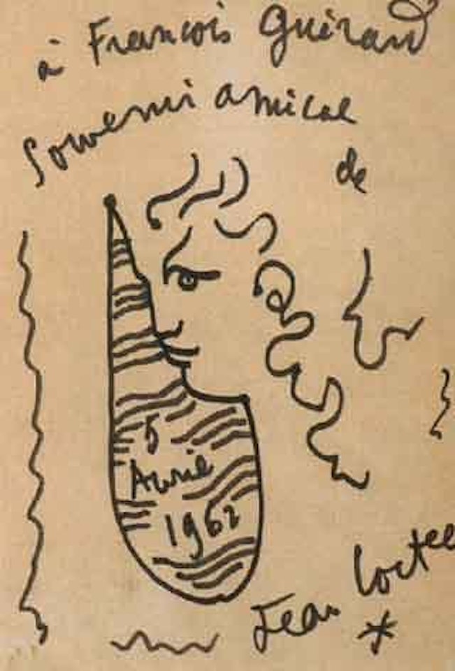 Visage de profil by Jean Cocteau