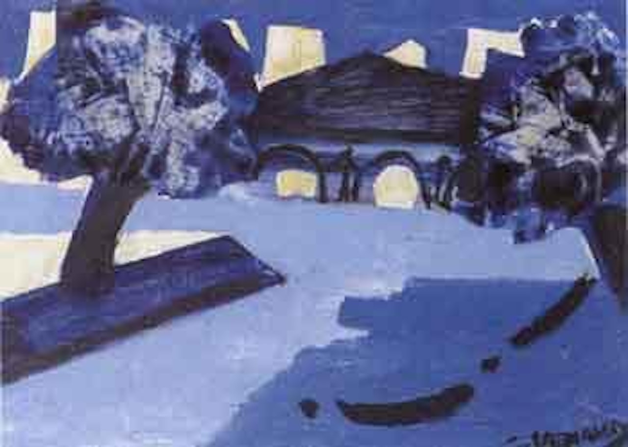 Maison au clair de lune by Claude Venard
