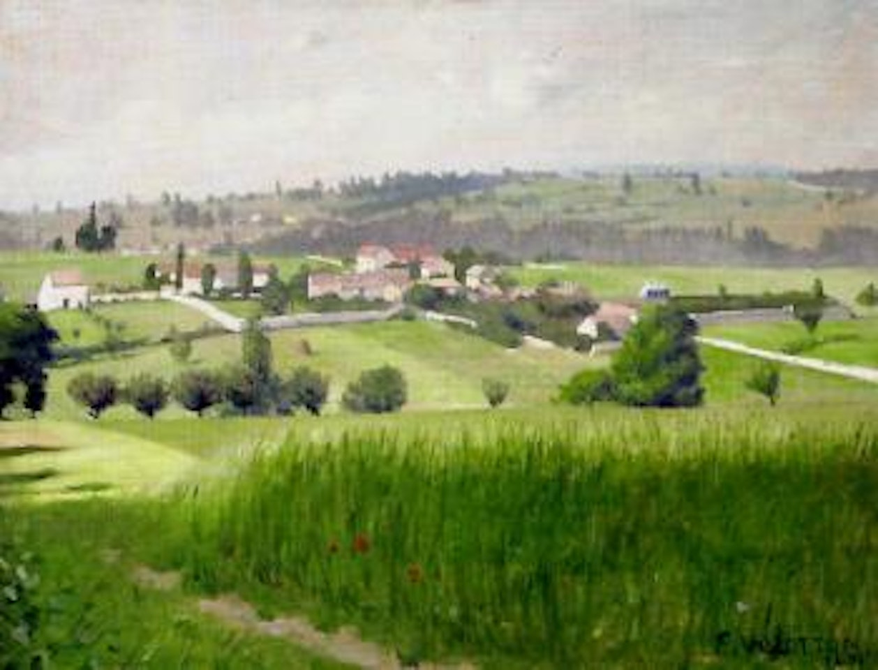 Paysage Epinay-sur-Orge by Félix Vallotton