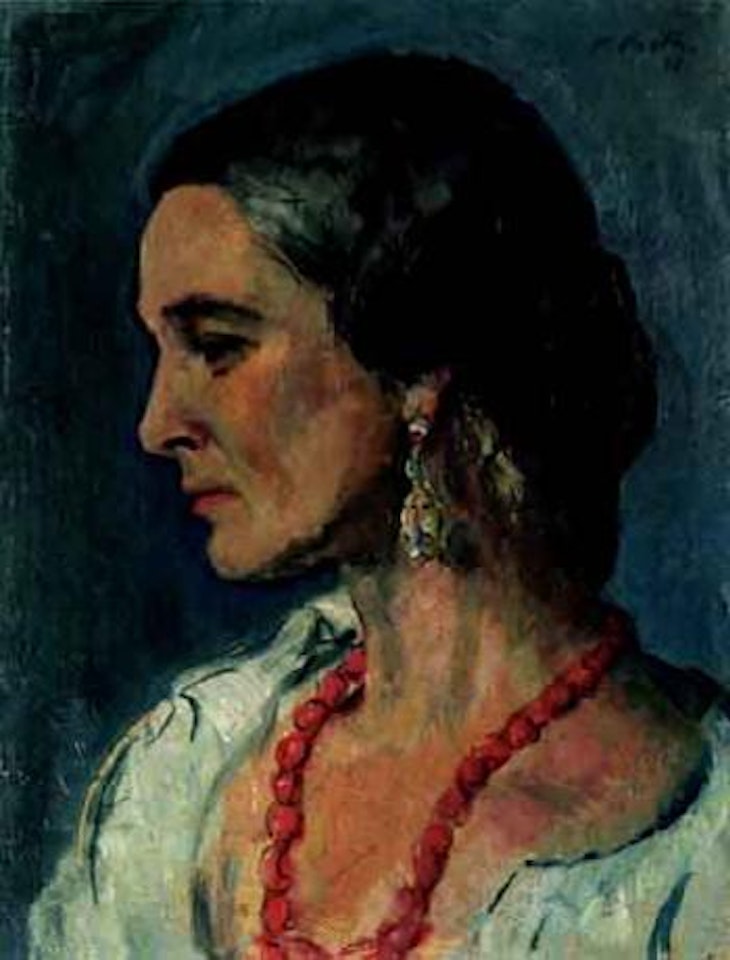 Portrait of a woman by Paul Basilius Barth