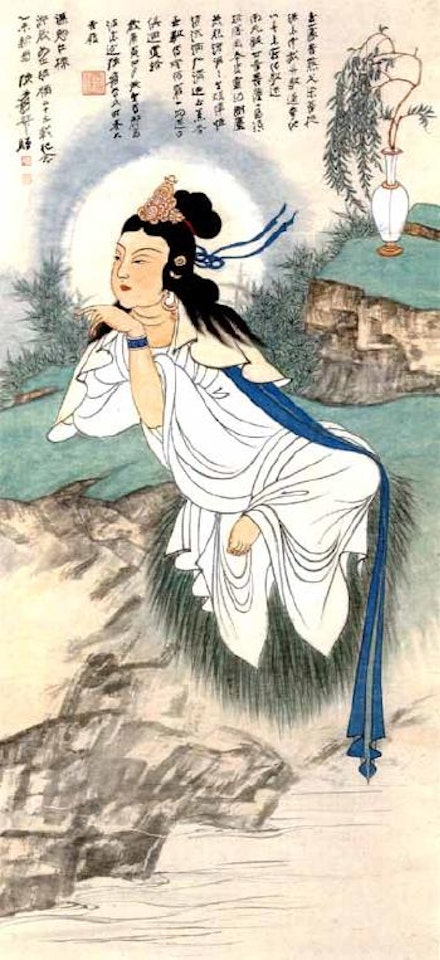 Guanyin by Zhang Daqian