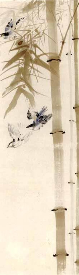 Bamboo and birds by Yang Shanshen