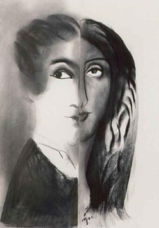 Chopin, composite portrait by Charles Blackman
