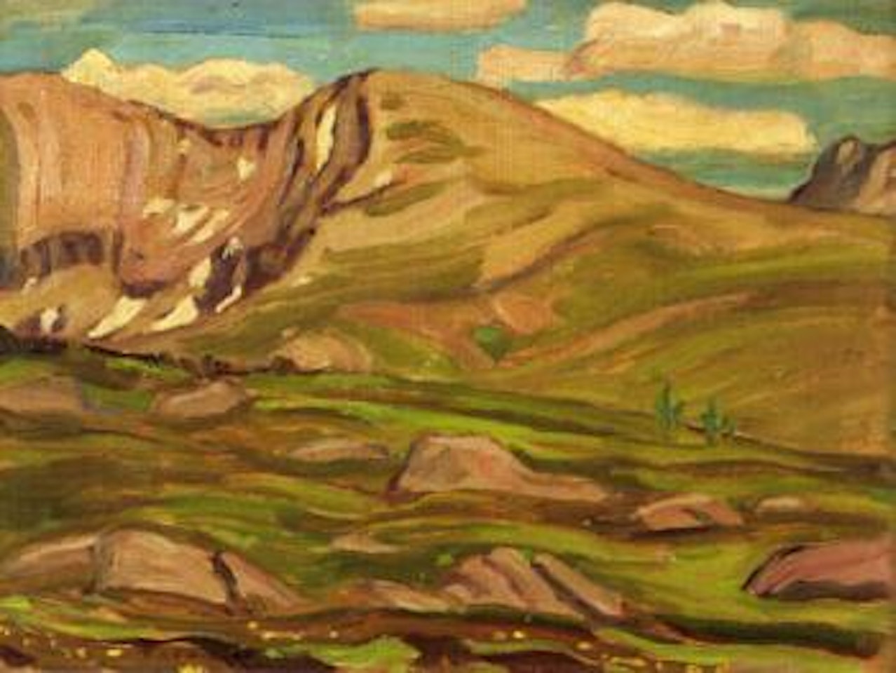 Western landscape by Alexander Young Jackson