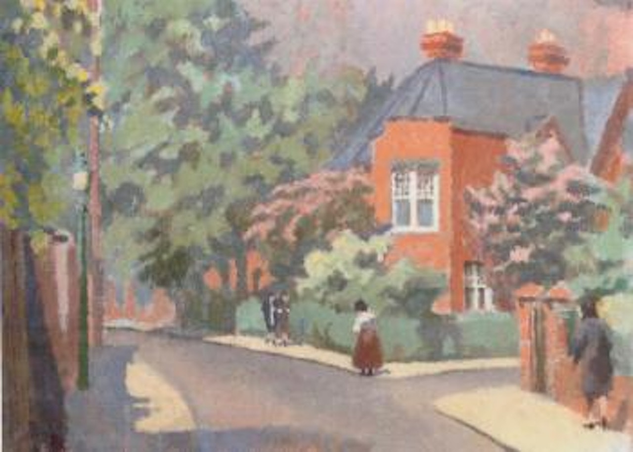 Street corner, Boyne Hill by Malcolm Drummond