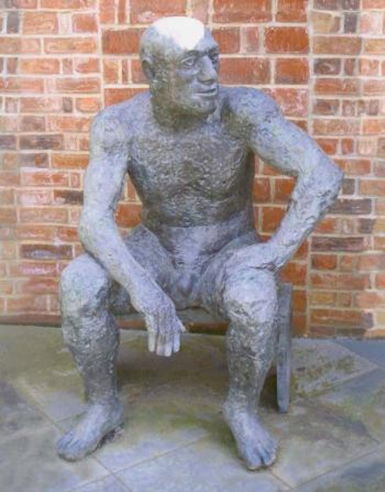 Seated man II by Elisabeth Frink