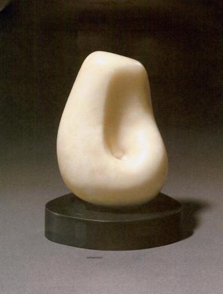 Alabaster form by Barbara Hepworth
