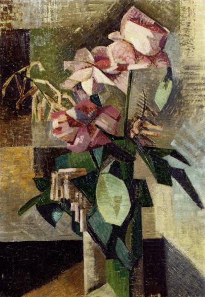 Bouquet de roses by Auguste Herbin