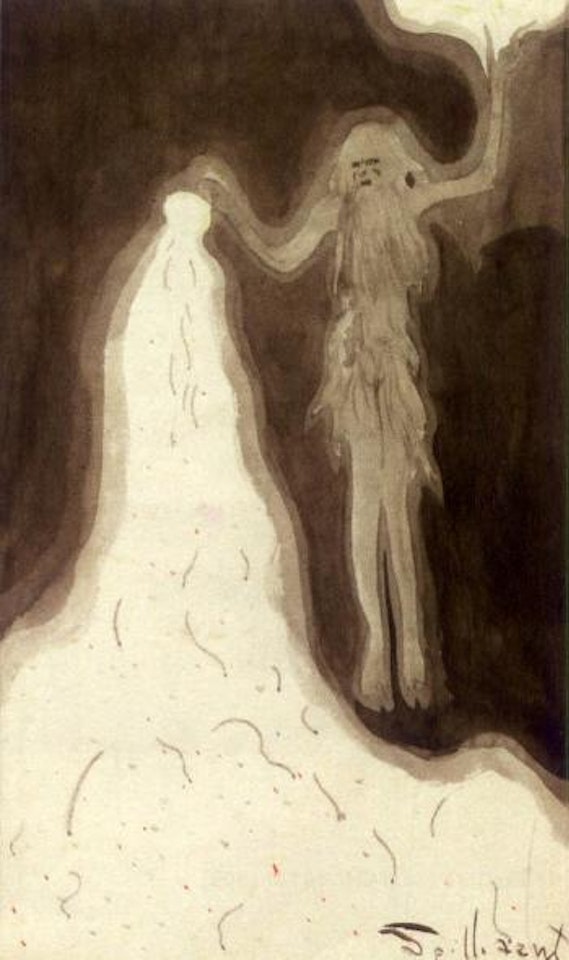 De Bronheremiet - Le Sourcier Ermite by Léon Spilliaert