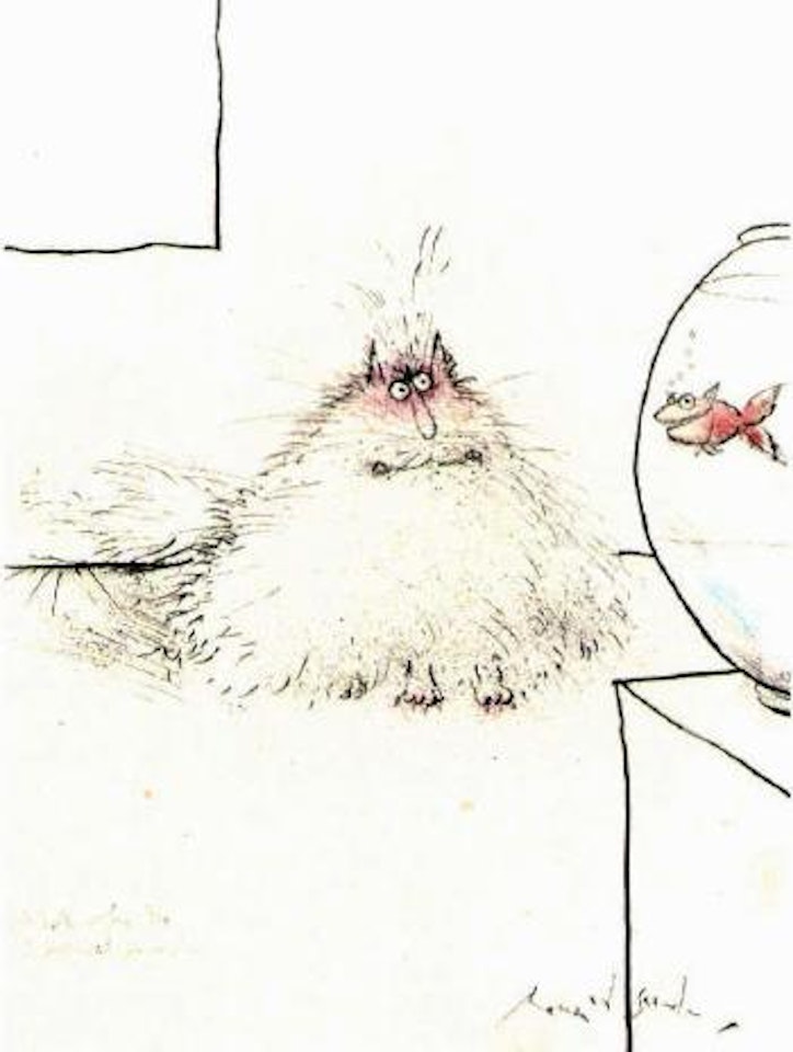 Hell hath no fury like a pussy cat scorned by Ronald Searle
