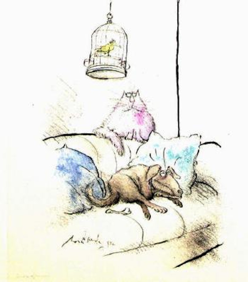 Sunday afternoon by Ronald Searle