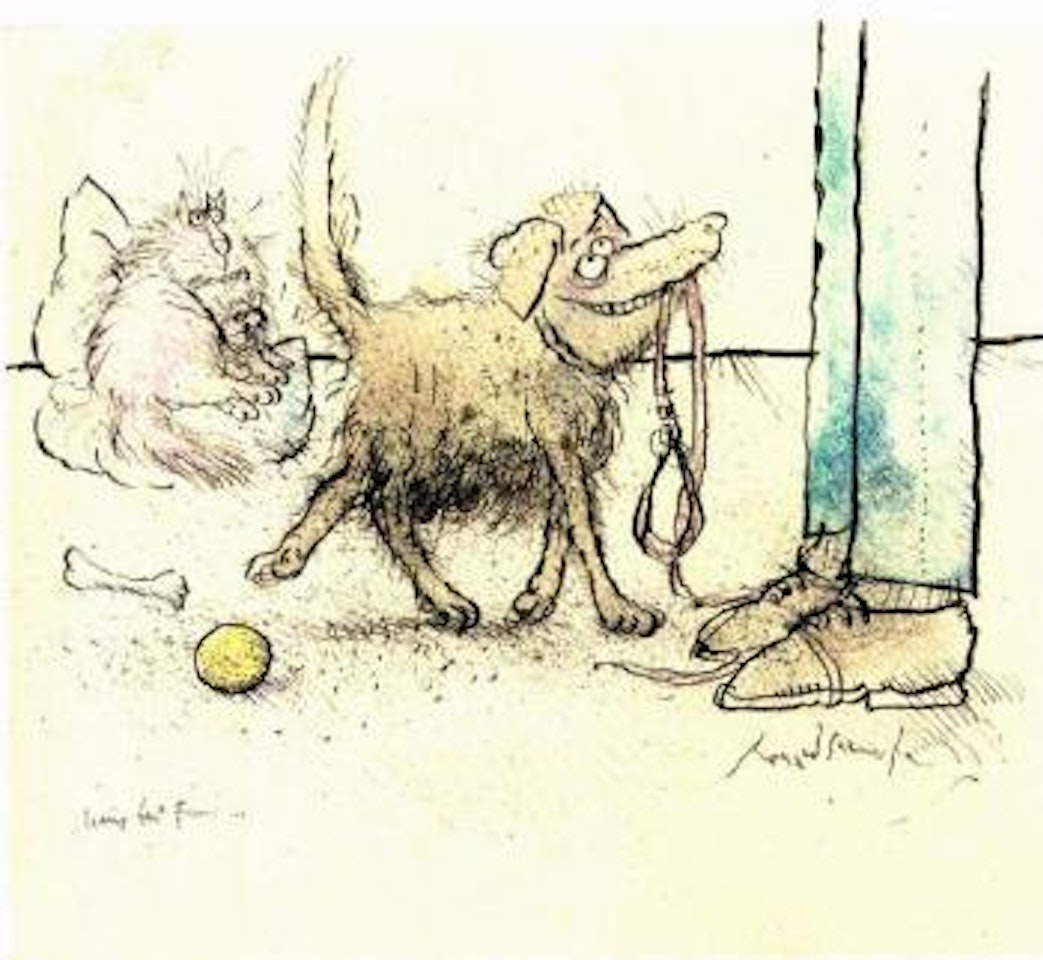 Man's best friend by Ronald Searle