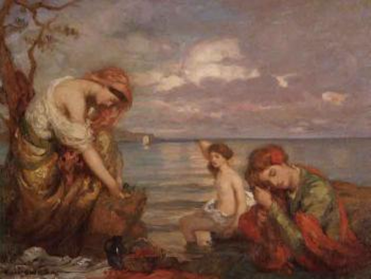 Au bord de la mer by Rupert Charles Wulsten Bunny