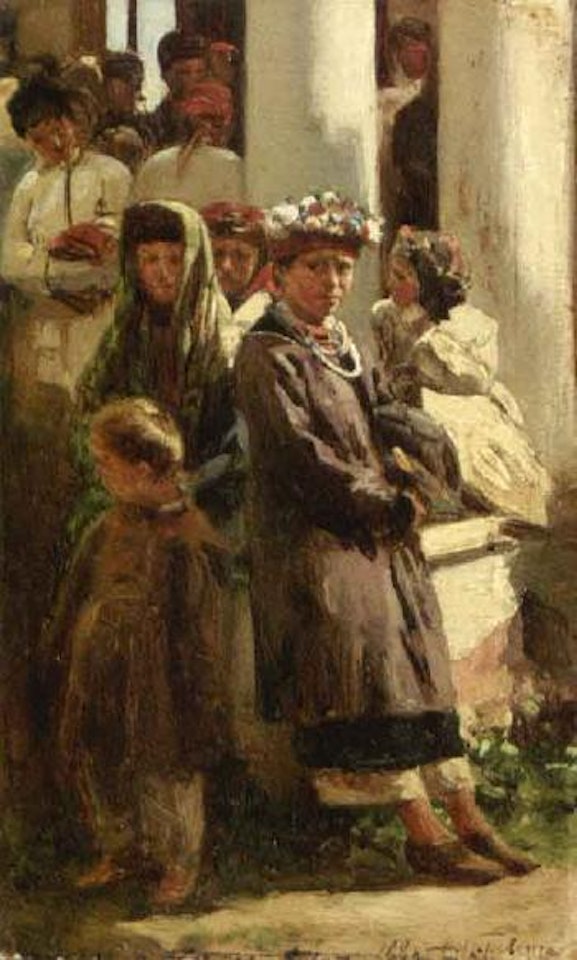 Ukrainian children by Vladimir Makovsky