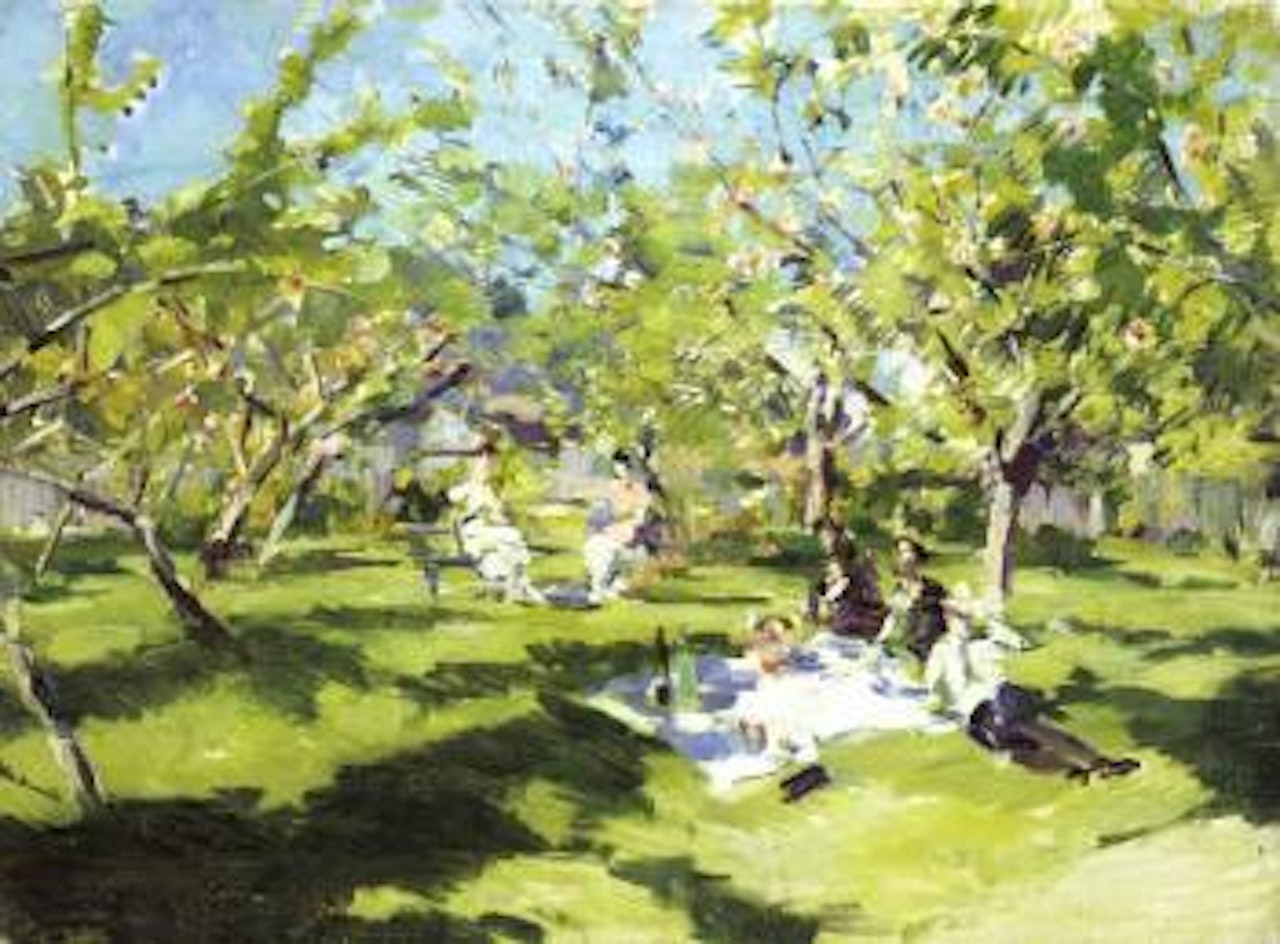 Picnic by Konstantin Alekseevich Korovin