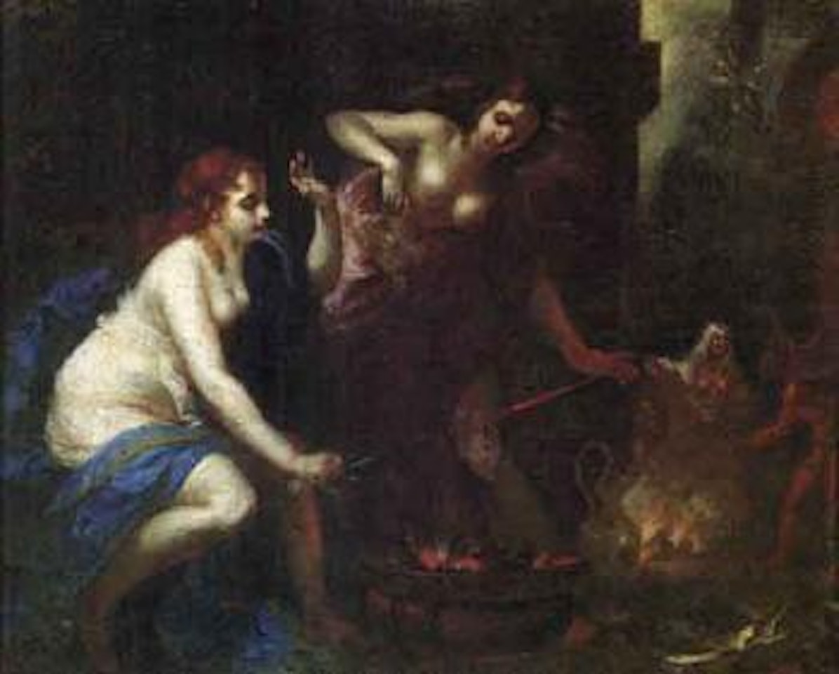 Witchery scene by Florentine School