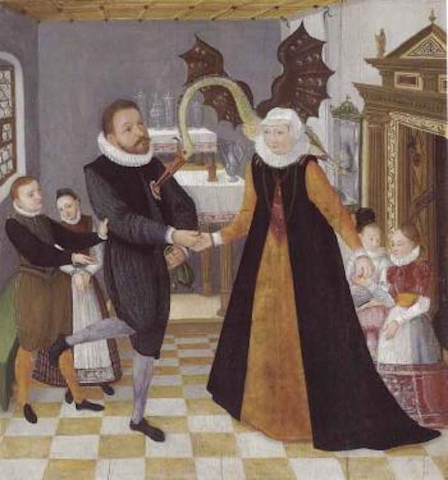 Evil stepmother and four children of two marriages by German School